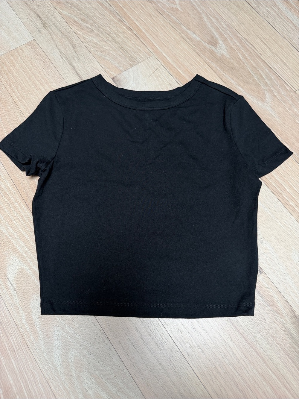 Wild Fable, size S, Black Cropped Crewneck Tee